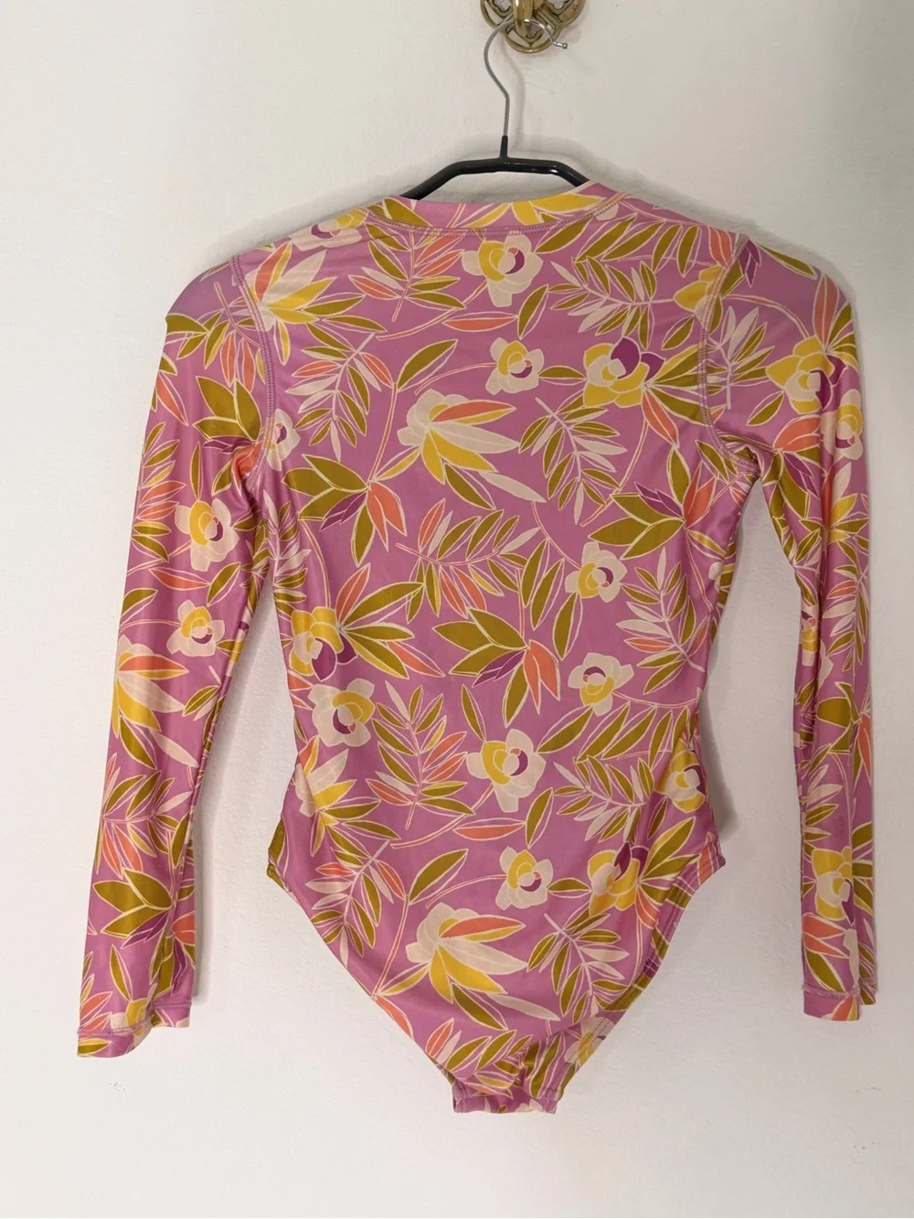 Tea Collection Long Sleeve Rashgaurd One-Piece Swimsuit Girls Sz 10